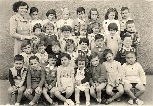 ECOLE DE LA CITE PETIT LA GARDERIE 1953